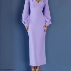 Elegant Lavender Dress 