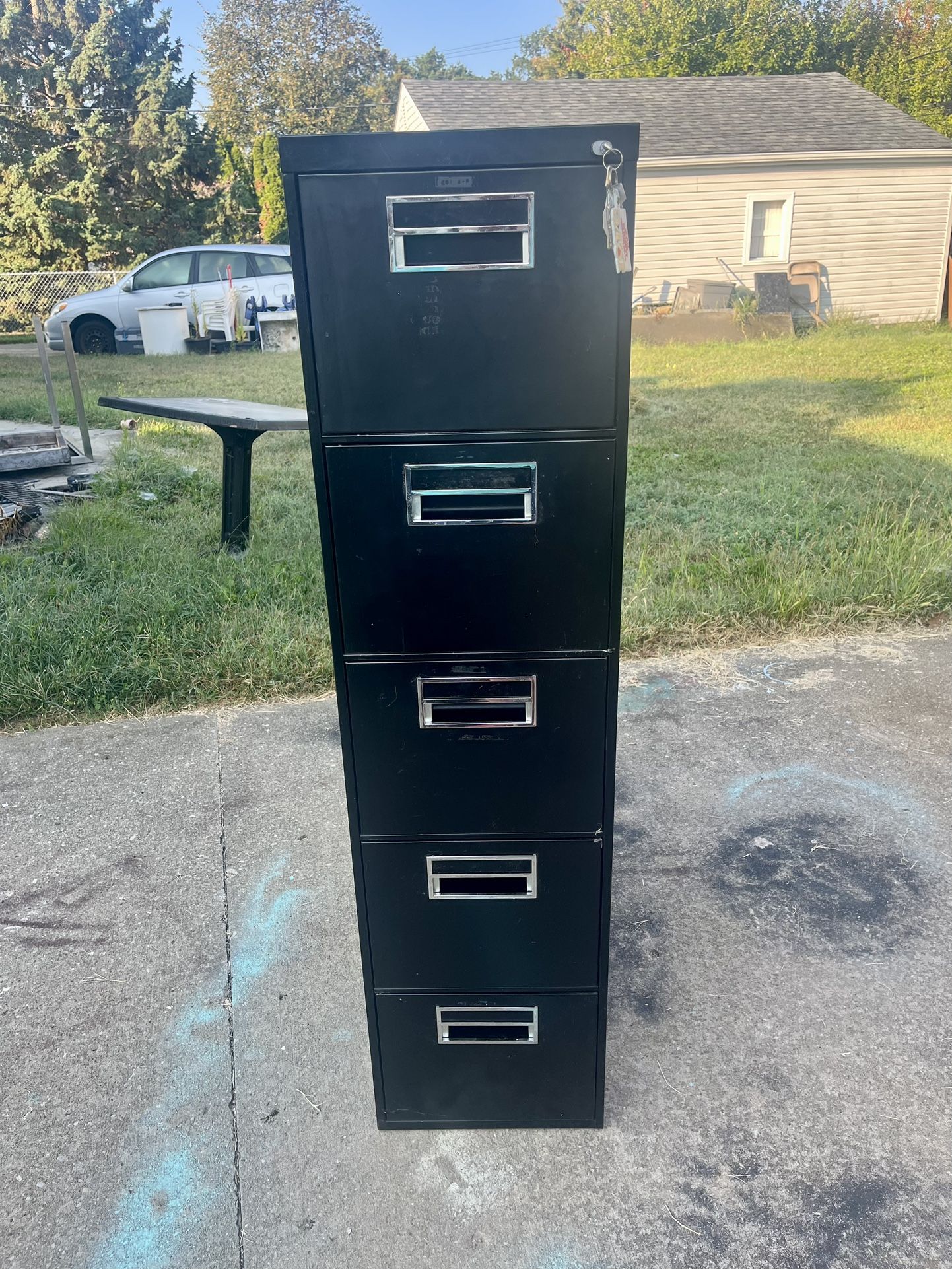 Steel 4 Drawer Letter Size Filing Cabinet 