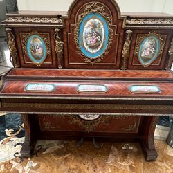 Museum piece antique upright piano