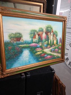 Oil On Canvas Painting