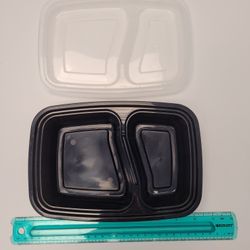 two-compartment meal prep containers $20