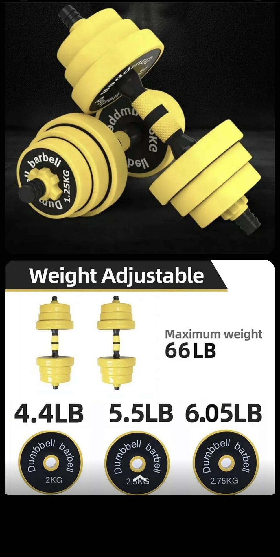 Dumbbell/barbell Set