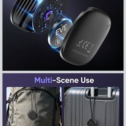 Air Tracker Tags-4 Pack: Bluetooth Tracker Work with Apple Find My (iOS only), Smart Tag Keys Finder Tracking Tags and Item Locator for Luggage Tracke