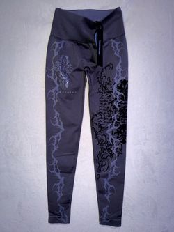 Royal Regime Graphic Print Leggings Size S