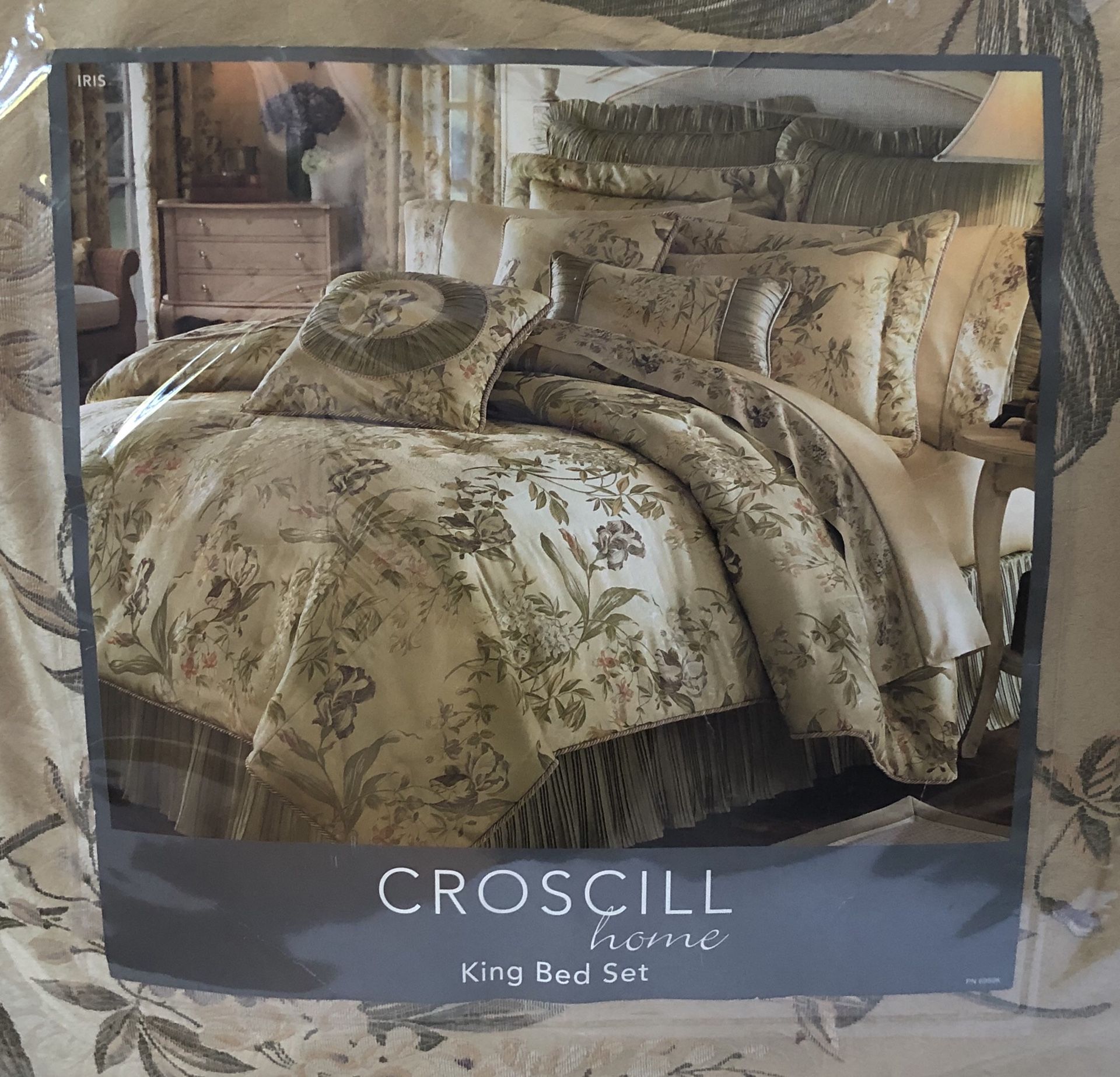 Croscill Iris King Comforter Bedding Set