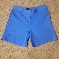 NWT WOMENS RAFAELLA SHORTS BLUE SIZE 10