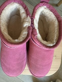 Pink BEARPAW Boots Size 2