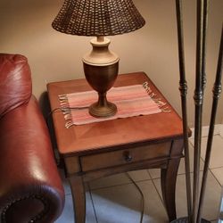 Brown Side Table 