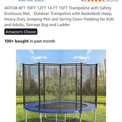 10ft Trampoline (NEW IN BOX)