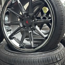 WHEELS FERRADA 20” STAGGERED 5x4.5