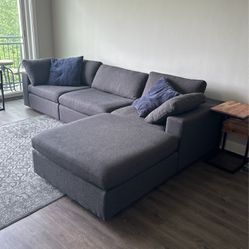Mid Century Modern sectional Sofa - Huge Discount - Free End Tables
