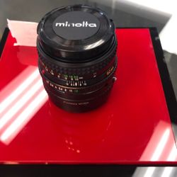 Minolta Rokkor 50mm F/1.7  X MD With E Mount Adapter Lens Pre Owned 