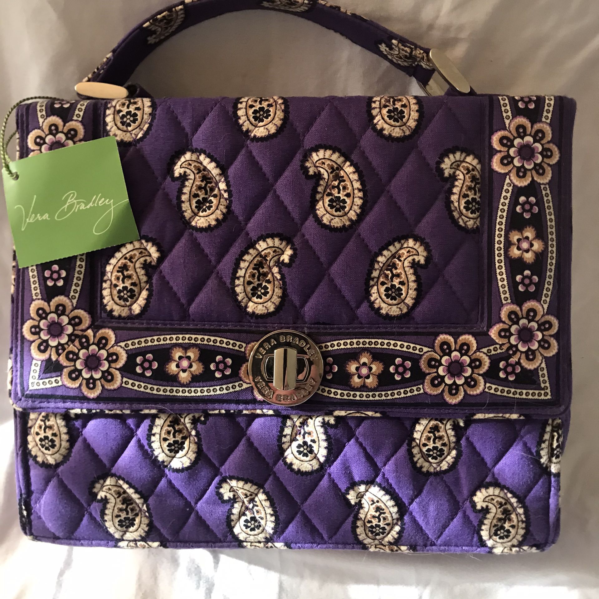 Brand New with Tags!! Vera Bradley Julia Simply Violet Bag