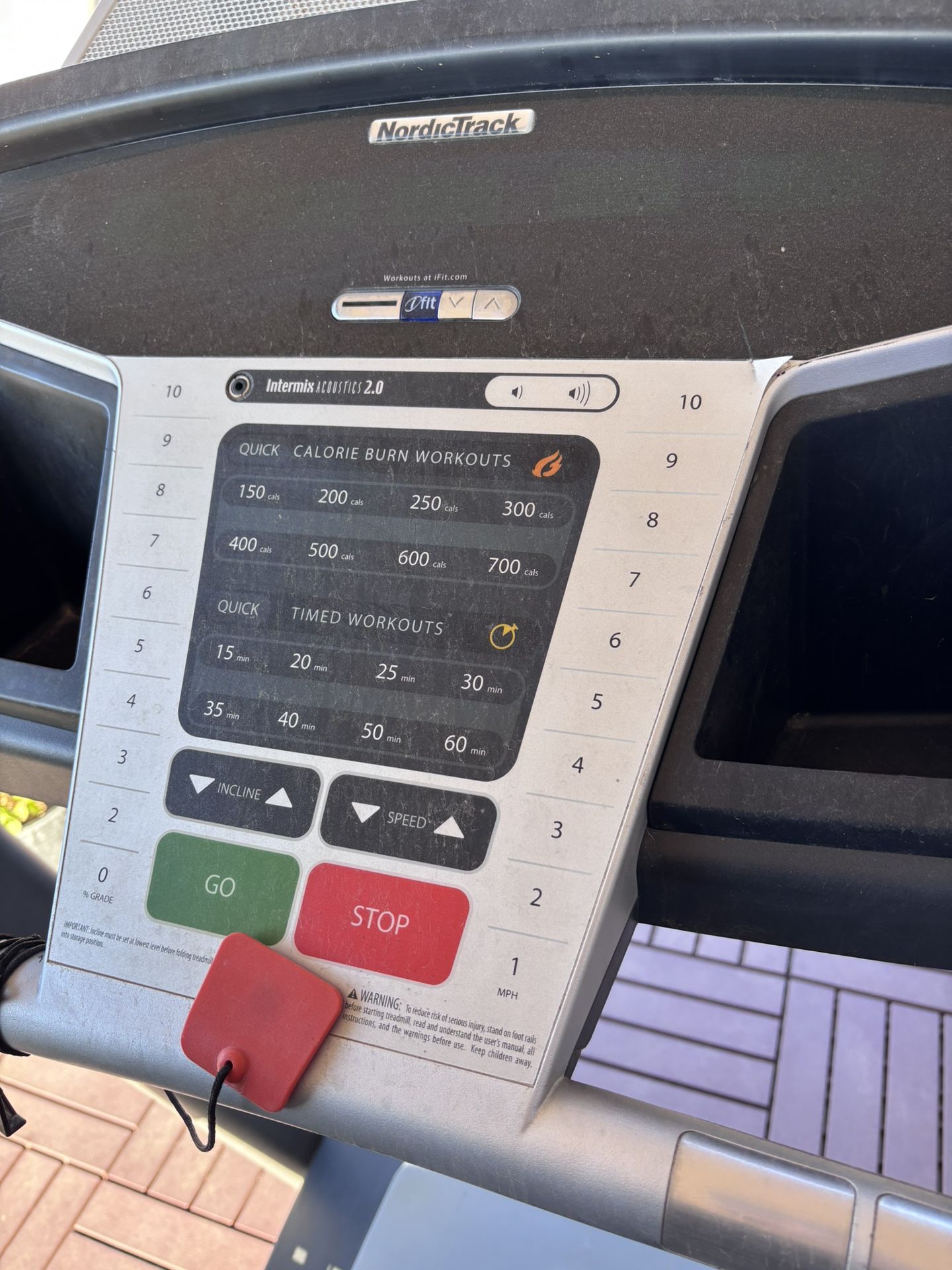 Nordic Track Incline/decline T5ZI Treadmill