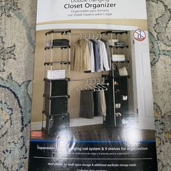 Double  Hanging  Closet  Organizer 