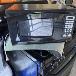 Black Counter Top Microwave Oven 