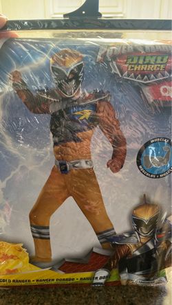 Gold power ranger costume