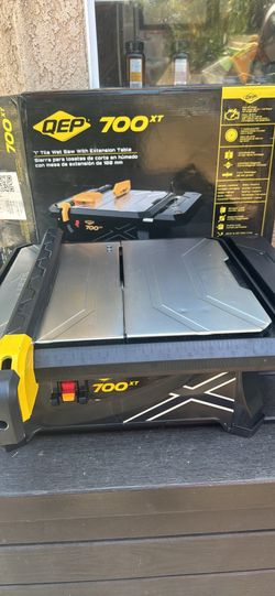 QEP 700xt 7” wet tile saw with extension
