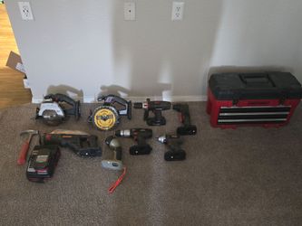 Craftsman Power Tool Set with Tool Box