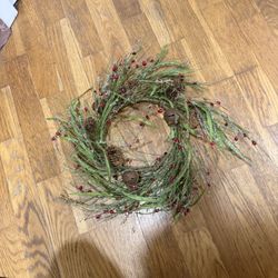 Rustic Bells Christmas Wreath 