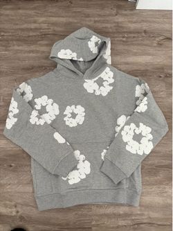 GREY DENIM TEARS HOODIE