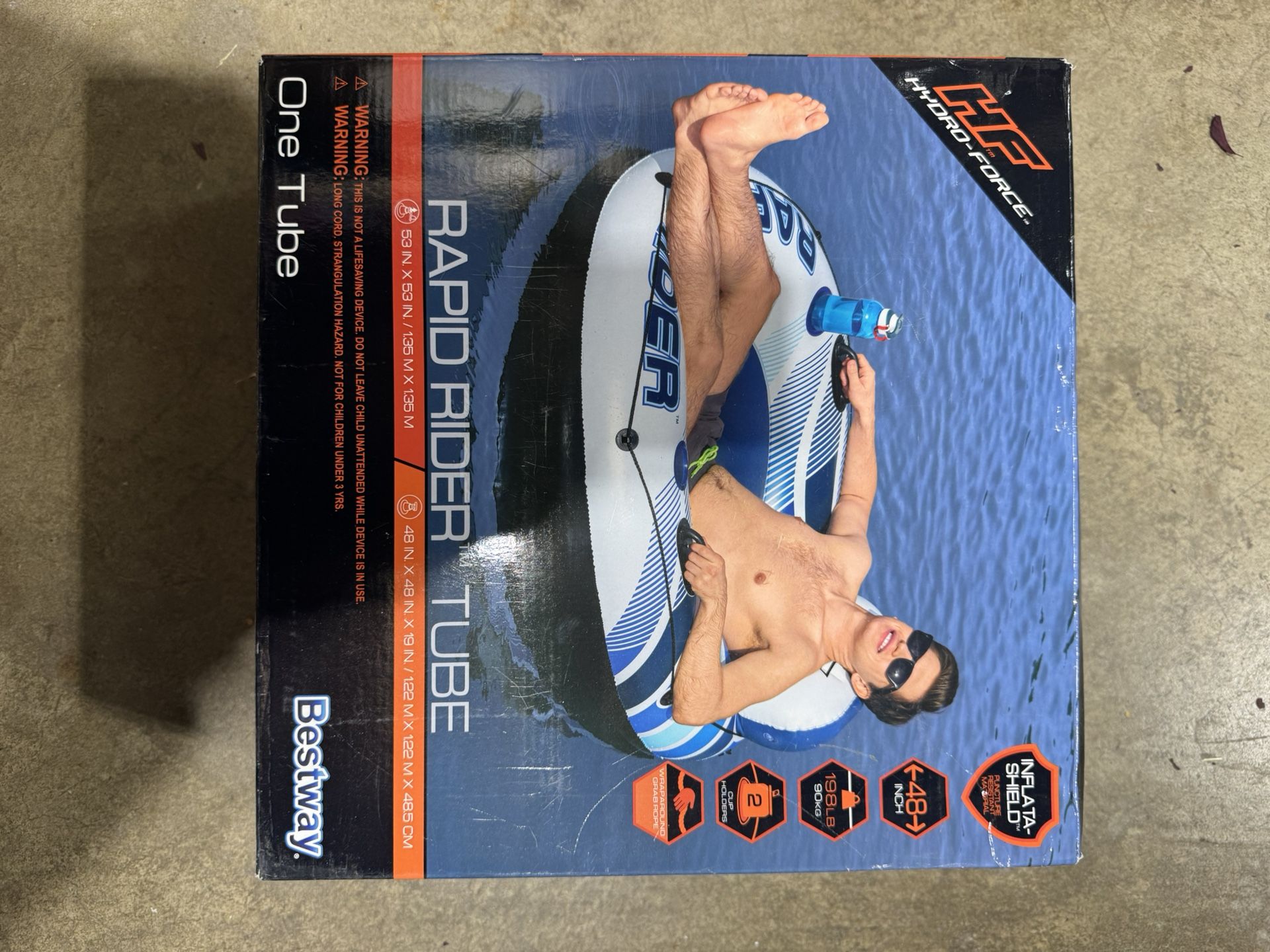 New - Hydro Force Rapid Rider 1 Person River Tube