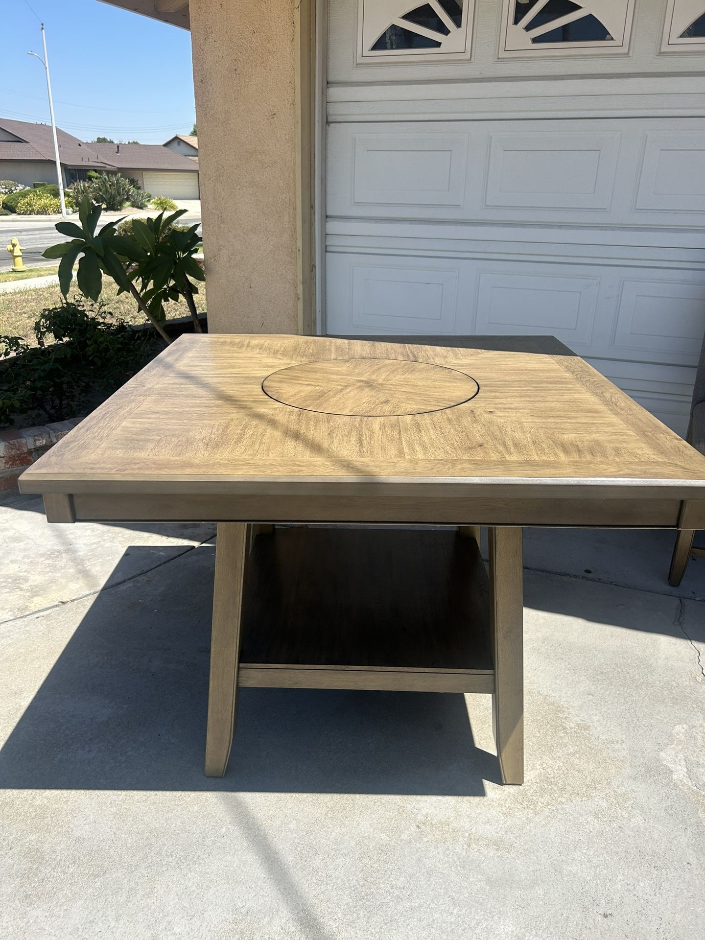 5 Piece High Square Dinning Table Set for sale!