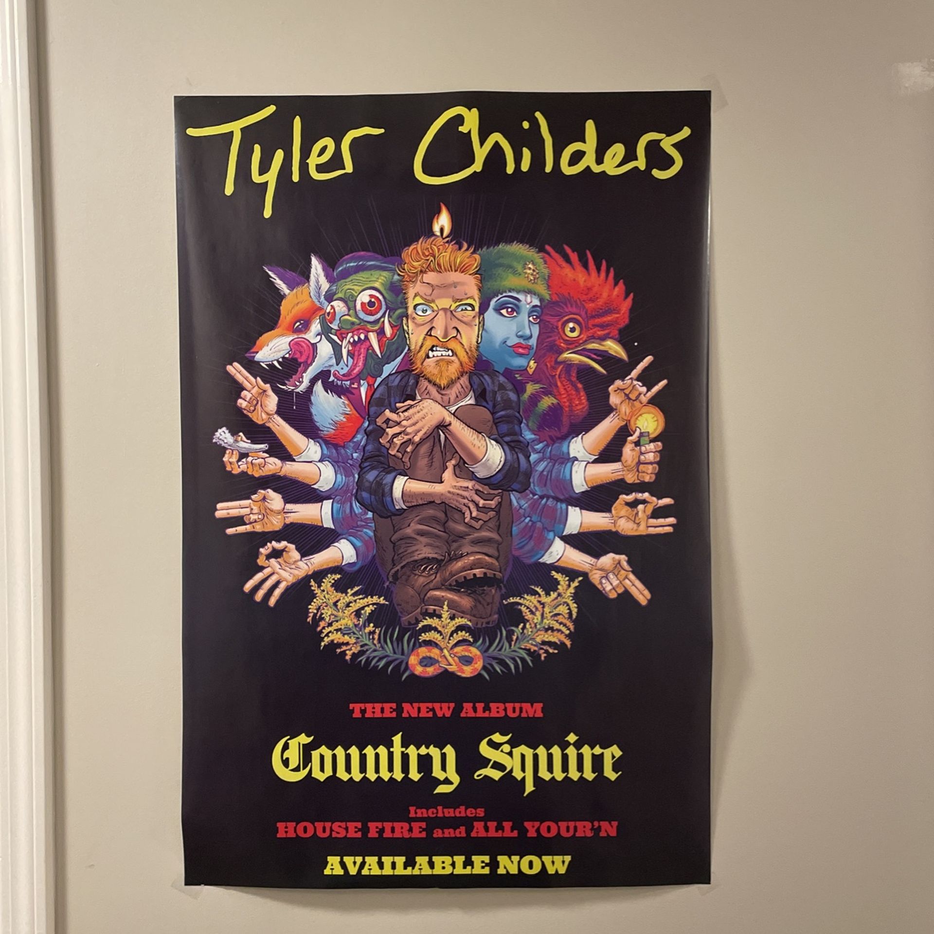 Tyler Childers ‘Country Squire’ Album Poster 24x36