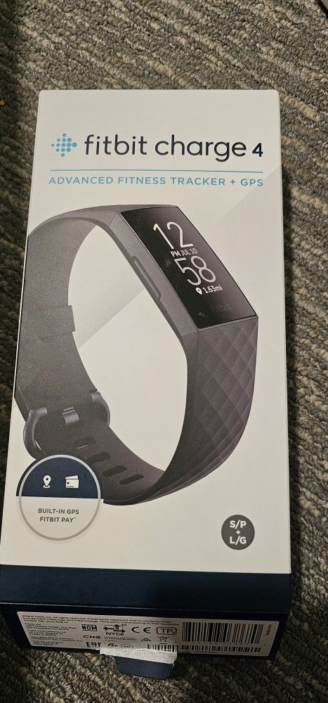 Fitbit Charge 4 Black Advanced Fitness Tracker