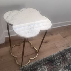 Marble and Gold side or end table- $20