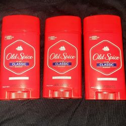 3 OLD SPICE CLASSIC DEODORANT ORIGINAL SCENT (3.25oz Sticks) For $12/$12 Por Los 3