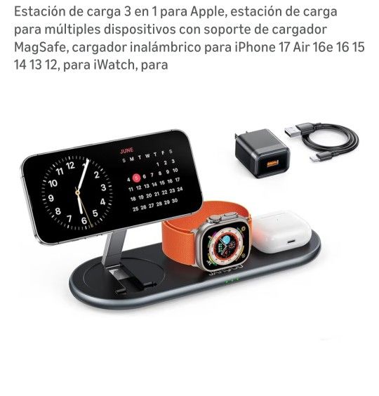 Cargador 3 En 1de IPhone