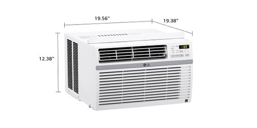 LG Window Air Conditioner w/ Heat Thermostat Control 8,000 BTU White