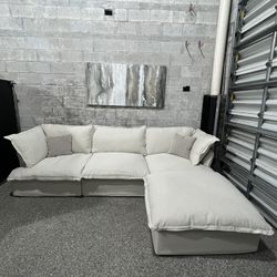 Light Beige Cloud Sectional (New)