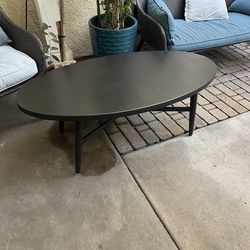 Metal outdoor table