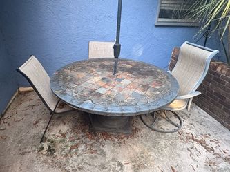 O.B.O Patio set 4 chairs
