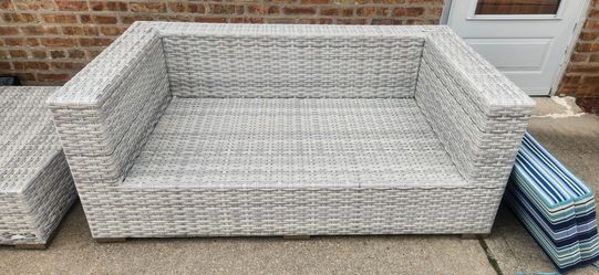 Very high end outdoor furniture.  Selling this holiday weekend for cheap