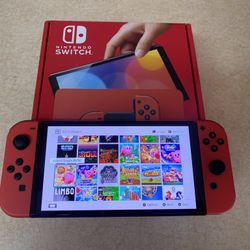 NINTENDO SWITCH OLED with 100 SWITCH GAMES and 7500 CLASSIC GAMES