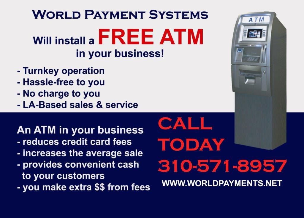 ATM FULL SERVICE - Free For Business Owners