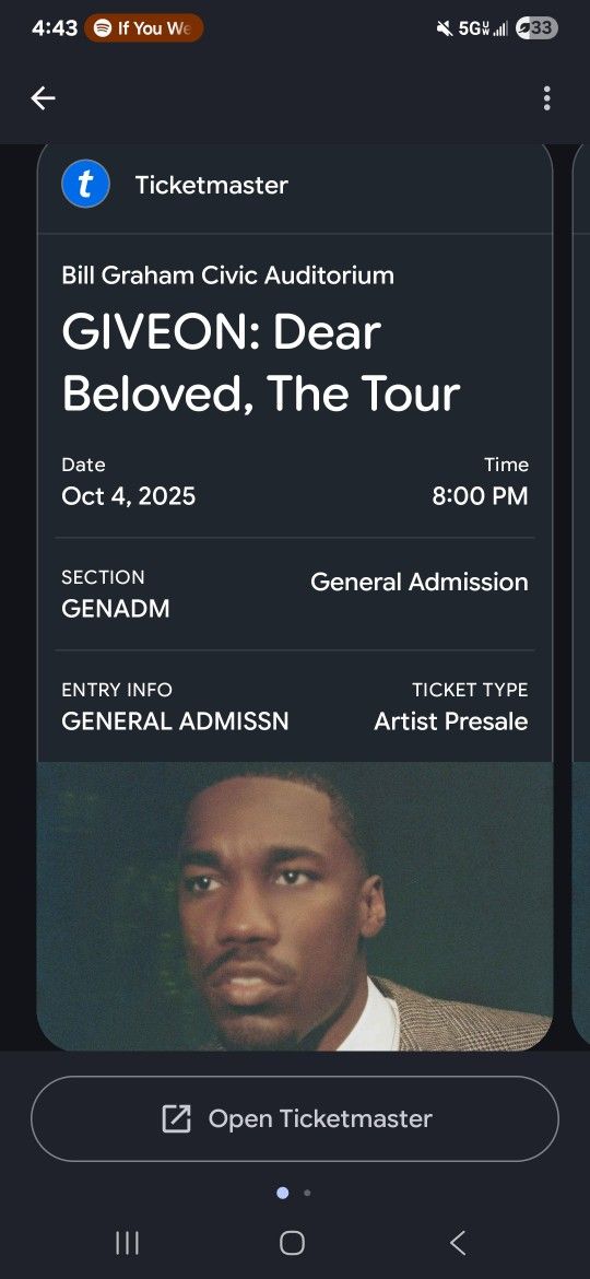 Giveon Concert 10/4