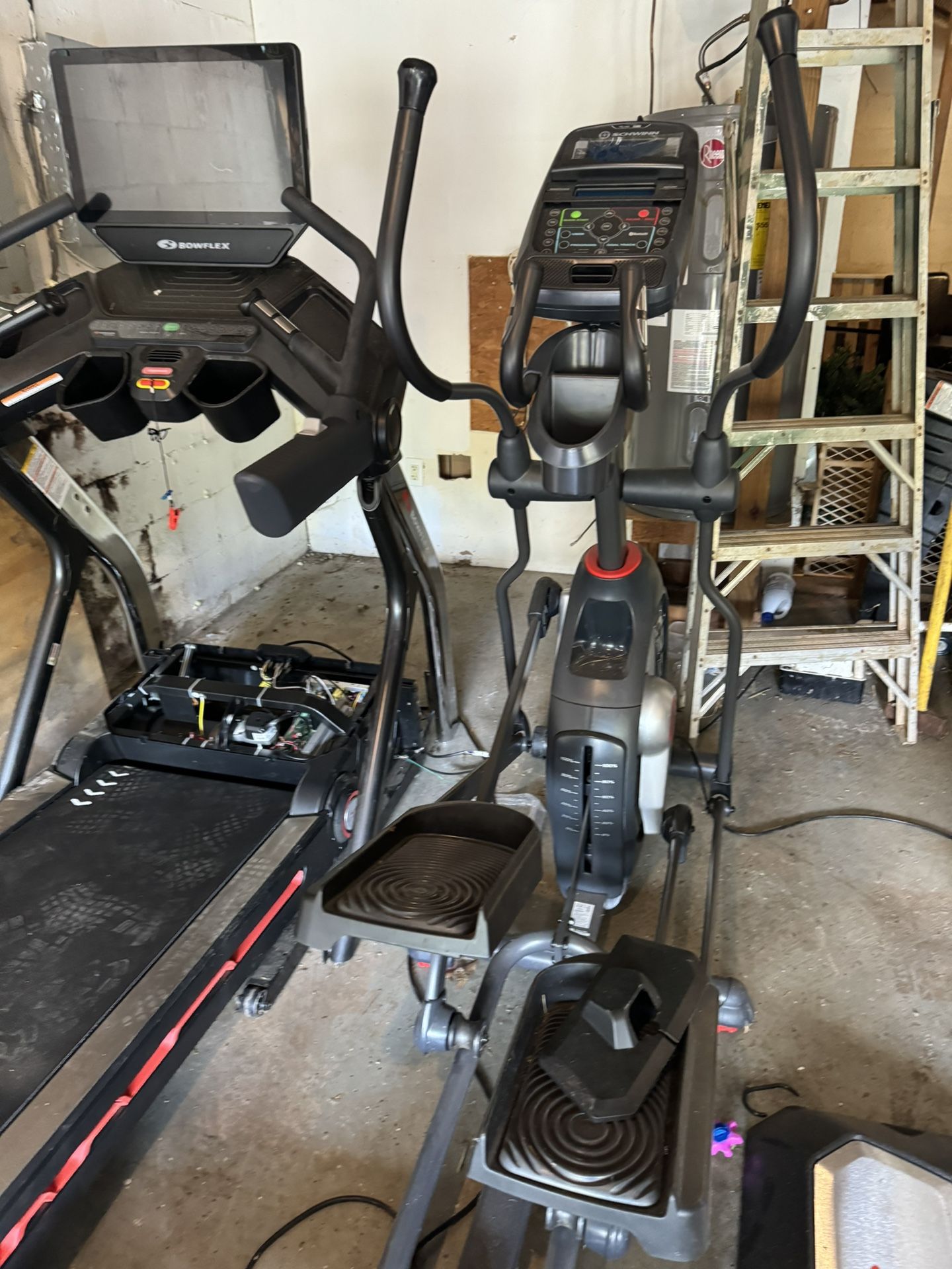 Bow Flex, 10 And Schwinn Elliptical Best Offer Must Go