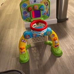 Basketball Hoop And Soccer Goal