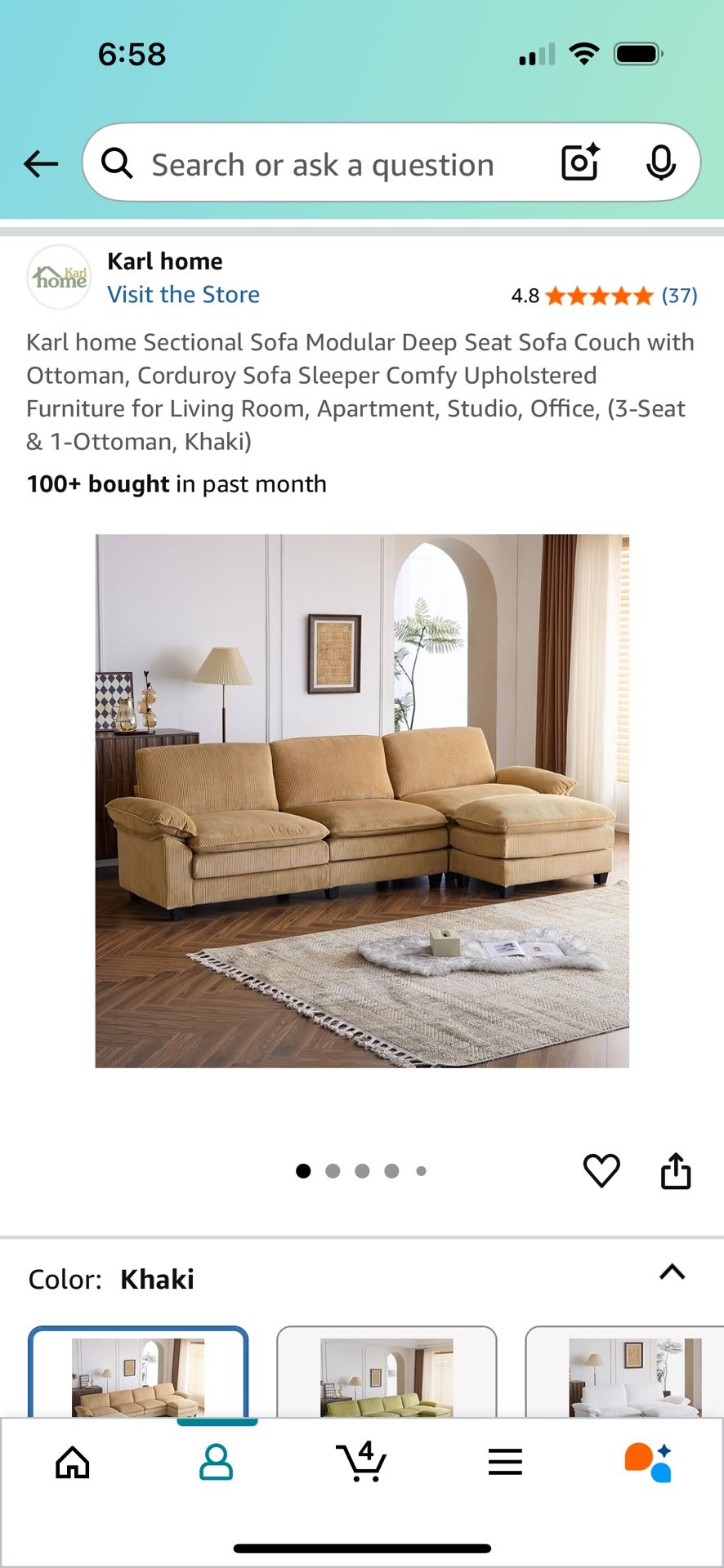 Sectional Couch (BRAND NEW)!