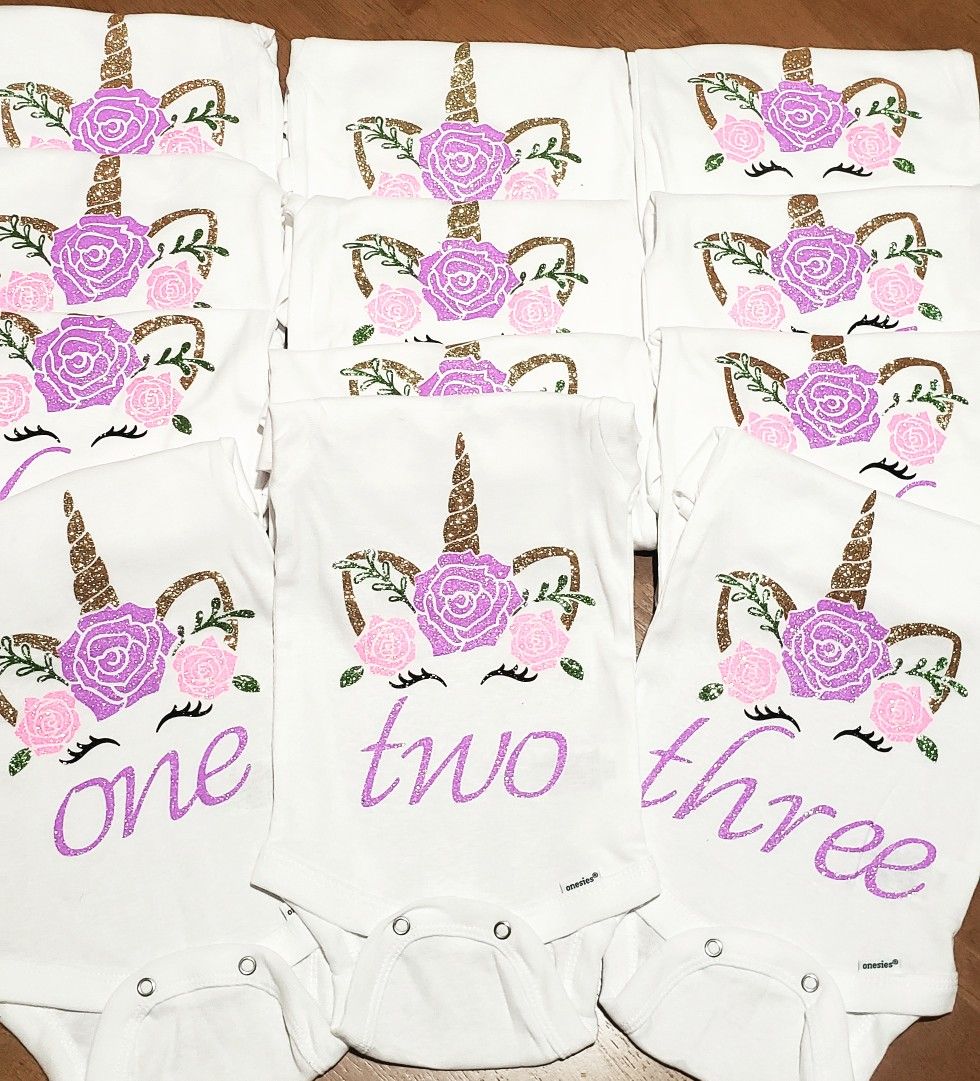 Milestone Onesies.