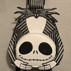 Nightmare Before Christmas Jack Skellington Loungefly Backpack & Wallet
