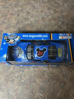 Daytona 500 Mickey Mouse Car Blue New In Box