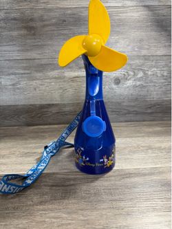 Disney Parks Misting Fan Spray Water Bottle with Lanyard Mickey Mouse