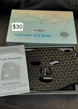 Silicone led mask