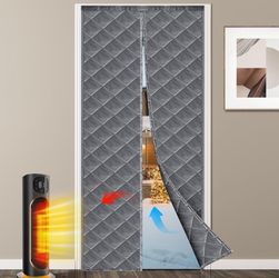 Magnetic Thermal Insulated Door Curtain