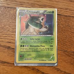 Chesnaught Pokemon Stage 2 Card